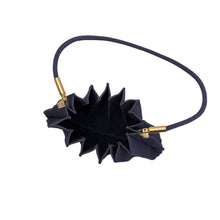Load image into Gallery viewer, Carrie Navy Vegan Suede Shoulder Bag