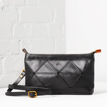 Load image into Gallery viewer, Origami Clutch / Crossbody Bag - Black