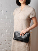 Load image into Gallery viewer, Origami Clutch / Crossbody Bag - Black