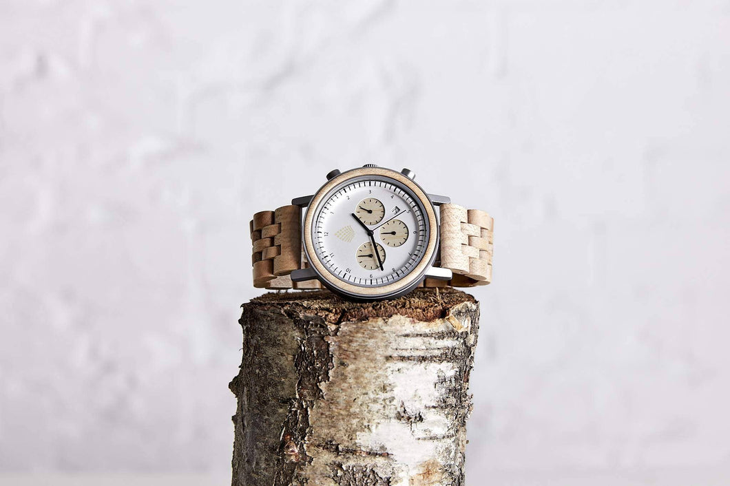 White Cedar Vegan Wood Watch