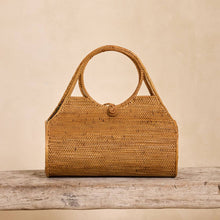 Load image into Gallery viewer, Ata Vine Handwoven Roll Handbag