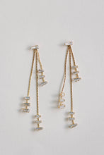 Load image into Gallery viewer, Diamond Tassel Earrings