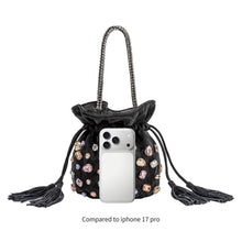 Load image into Gallery viewer, Starla Ivory Vegan Leather Jewel Top Handle Pre-Order 10/15