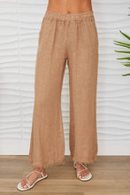 Load image into Gallery viewer, Milio Milano Raw Hem Linen Pants