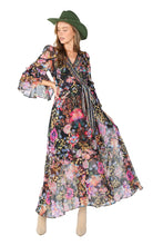 Load image into Gallery viewer, Beulah Style Chiffon Wrap Dress
