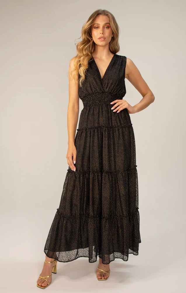 lavender brown dress Aurora Dress, black,white by Lavender Brown Black / M main image 0