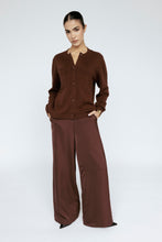 Load image into Gallery viewer, Amanda Maria Satin Wide Leg Pant