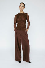 Load image into Gallery viewer, Amanda Maria Satin Wide Leg Pant