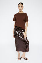 Load image into Gallery viewer, Amanda Maria Sequin Midi Skirt