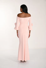 Load image into Gallery viewer, Frank Lyman Off Shoulder Rose Dress