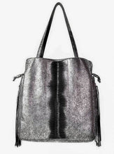 Load image into Gallery viewer, Lilla Lane Santana Putri Metallic Tote