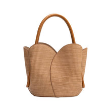 Load image into Gallery viewer, Tulip Raffia Top Handle