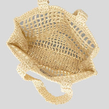 Load image into Gallery viewer, City Paris Straw Tote Bag