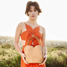 Load image into Gallery viewer, Tulip Raffia Top Handle