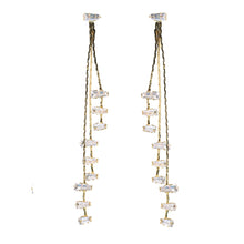 Load image into Gallery viewer, Diamond Tassel Earrings