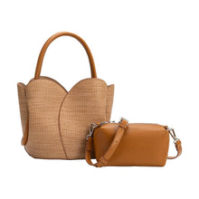 Load image into Gallery viewer, Tulip Raffia Top Handle
