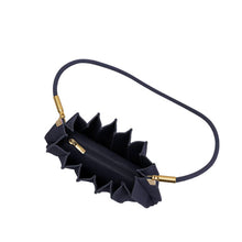 Load image into Gallery viewer, Carrie Navy Vegan Suede Shoulder Bag
