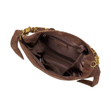 Load image into Gallery viewer, Venus Chocolate Recycl Vegan Suede Tote Bag Pre-Order 9/30
