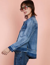 Load image into Gallery viewer, Wash Lab Step-Up Denim Jacket
