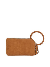 Load image into Gallery viewer, Braided Ring Tassel Wristlet Clutch: Coffee
