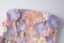 Load image into Gallery viewer, Productseeker 3D Flower Strapless Dress
