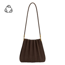 Load image into Gallery viewer, Carrie Chocolate Vegan Suede Shoulder Bag
