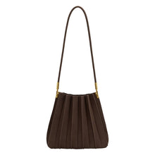 Load image into Gallery viewer, Carrie Chocolate Vegan Suede Shoulder Bag
