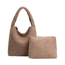 Load image into Gallery viewer, Johanna Clay Suede Vegan Shoulder Bag Pre-Order 11/30
