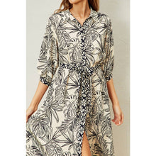 Load image into Gallery viewer, Tropical Shirt Dress
