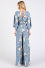 Load image into Gallery viewer, Bighit Palm Print Jumpsuit
