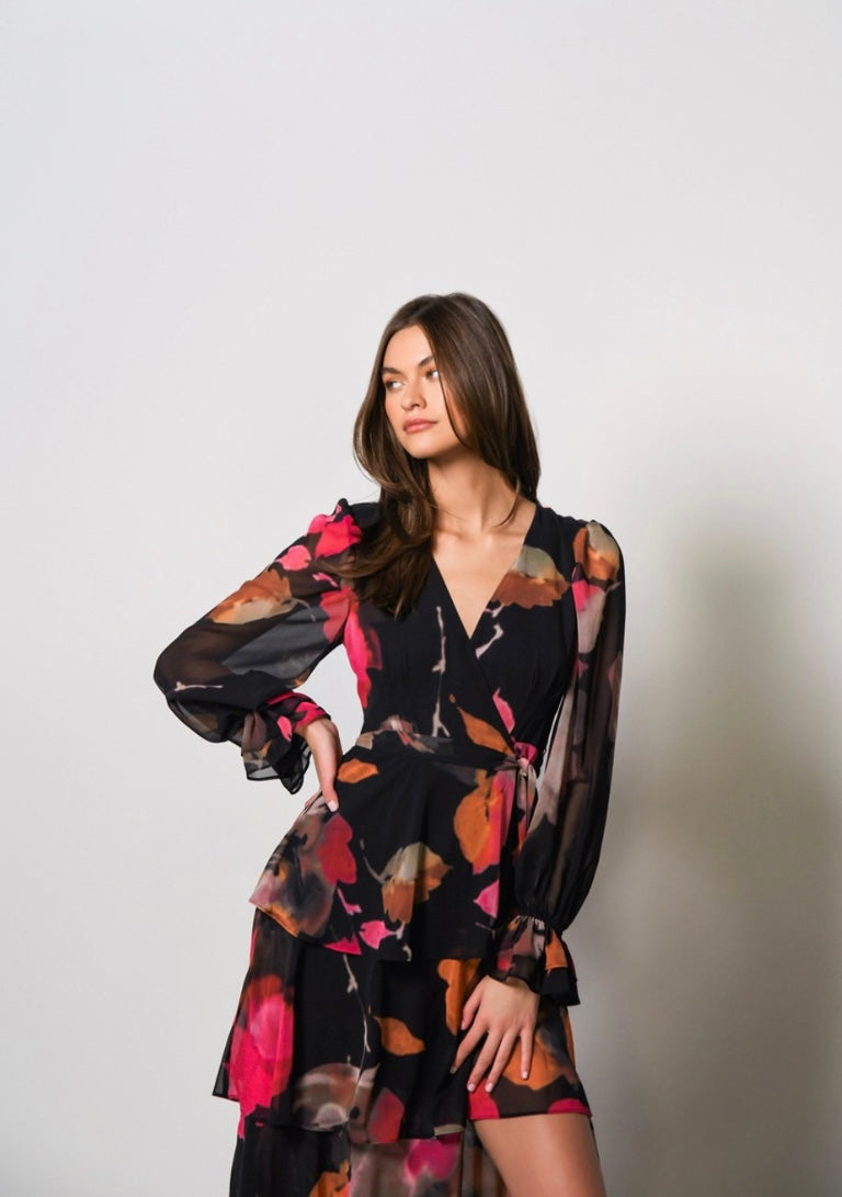 hutch maxi wrap dress Hutch Bardot Maxi Wrap Dress – Edit Style Lounge
