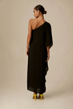 Load image into Gallery viewer, Krisa Draped One Shoulder Maxi Dress

