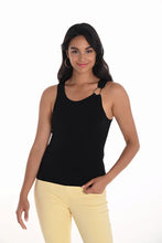 Load image into Gallery viewer, Frank Lyman Gold Buckle Top
