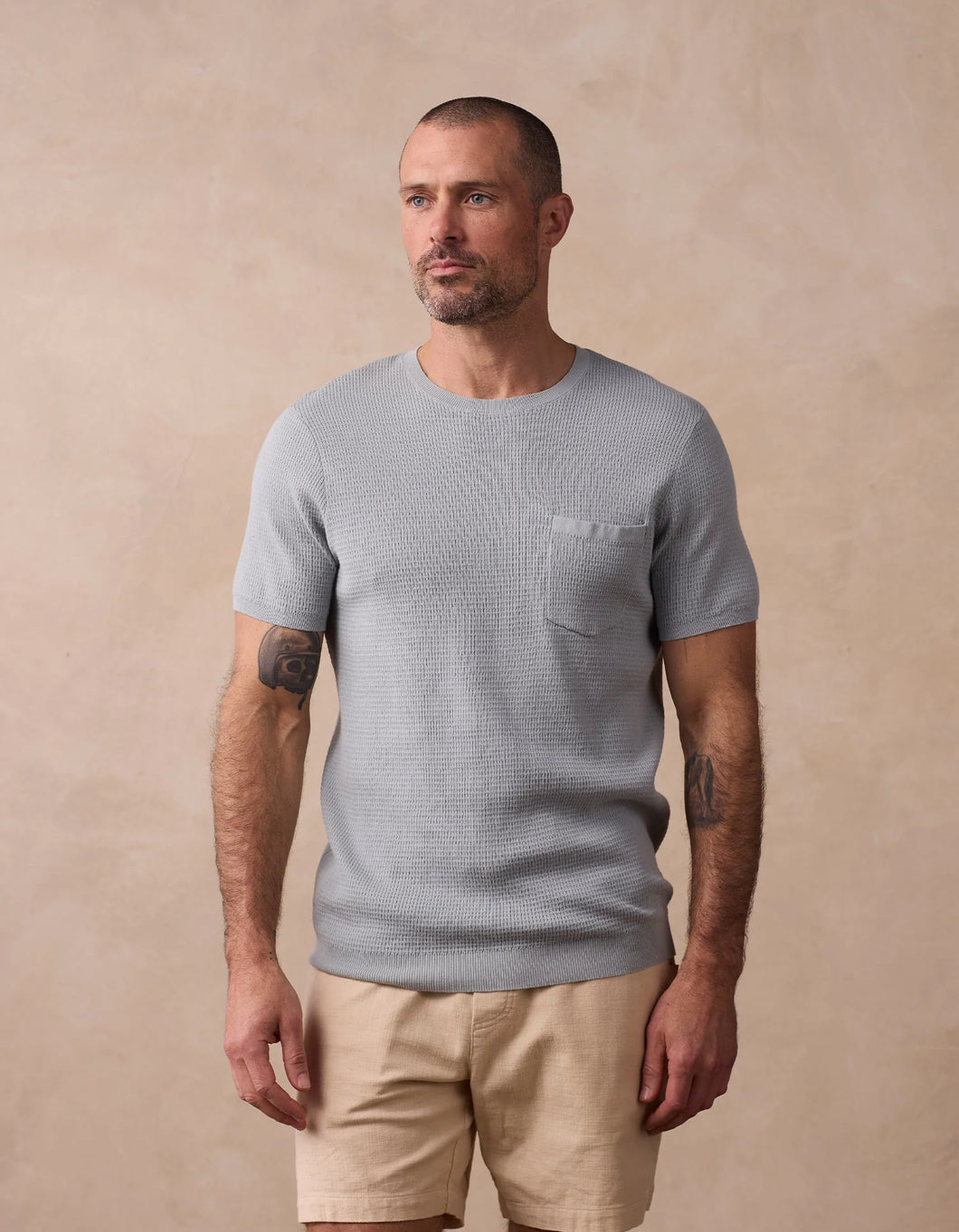 The Normal Brand Waffle Sweater Tee