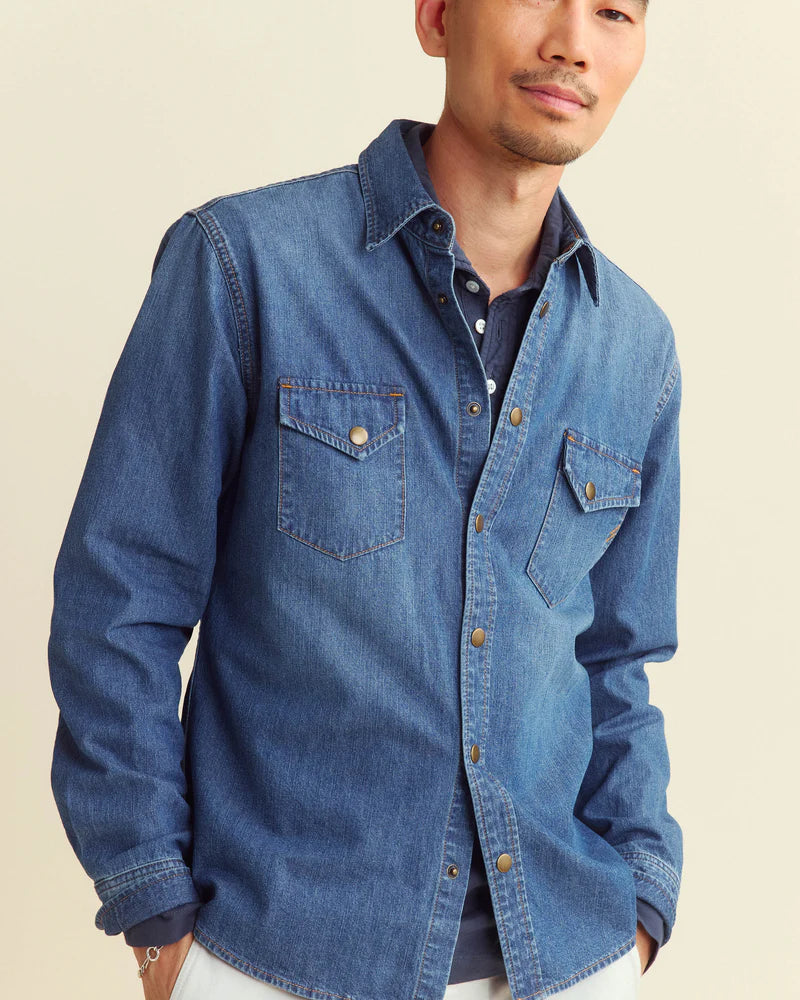 Billy Reid Shoals Denim Shirt