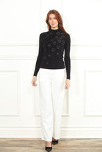 Load image into Gallery viewer, 0 Degrees Celsius 3D Flower Sweater
