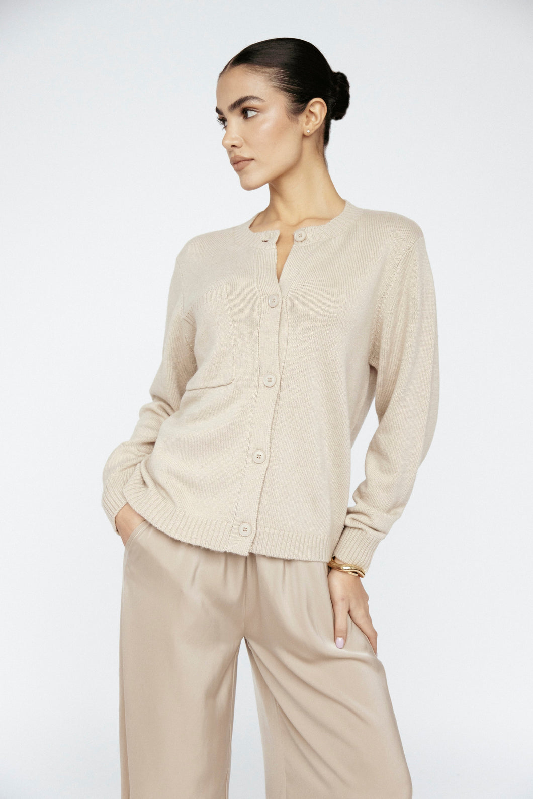 Amanda Maria Cashmere Button Down