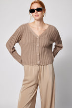 Load image into Gallery viewer, Amanda Maria Ribbed Cardigan

