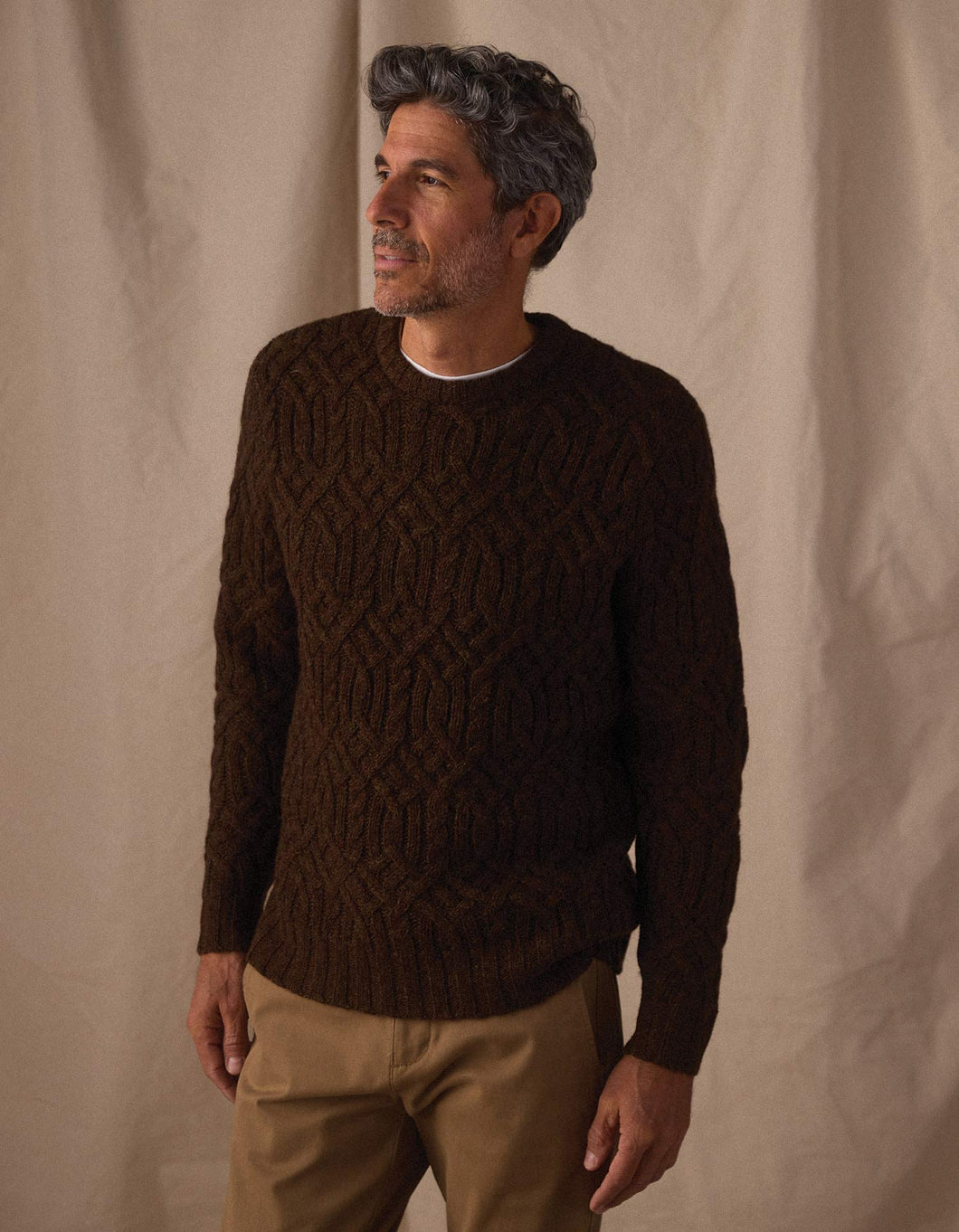 The Normal Brand Trellis Cable Pullover