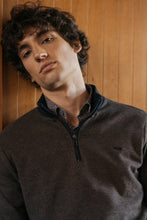 Load image into Gallery viewer, Dario Beltran Square Neck Qrtr Zip
