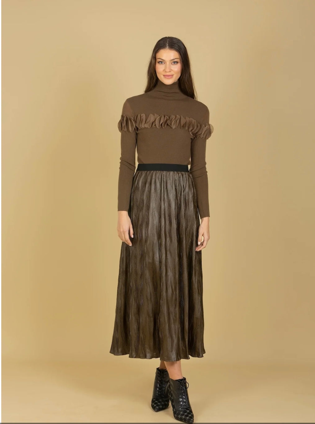 Jessie Liu Pleated Skirt