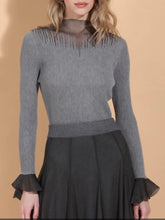 Load image into Gallery viewer, Jessie Liu Sheer Sweater
