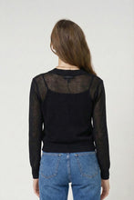 Load image into Gallery viewer, Central Park West Serena Pointelle Cardigan
