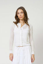 Load image into Gallery viewer, Central Park West Serena Pointelle Cardigan
