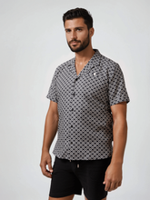 Load image into Gallery viewer, Stone Rose Retro Geo Resort Shirt
