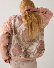 Load image into Gallery viewer, Summum Rose Quilted Bomber Jacket
