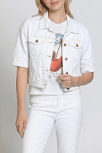 Load image into Gallery viewer, 11 Uptown Crop Jean Jacket
