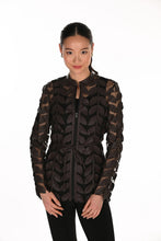 Load image into Gallery viewer, Frank Lyman Leaf Mesh Jacket
