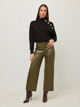 Load image into Gallery viewer, Fifteen Twenty Faux Leather Cropped Pants
