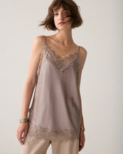 Load image into Gallery viewer, Summum Lace Satin Tank
